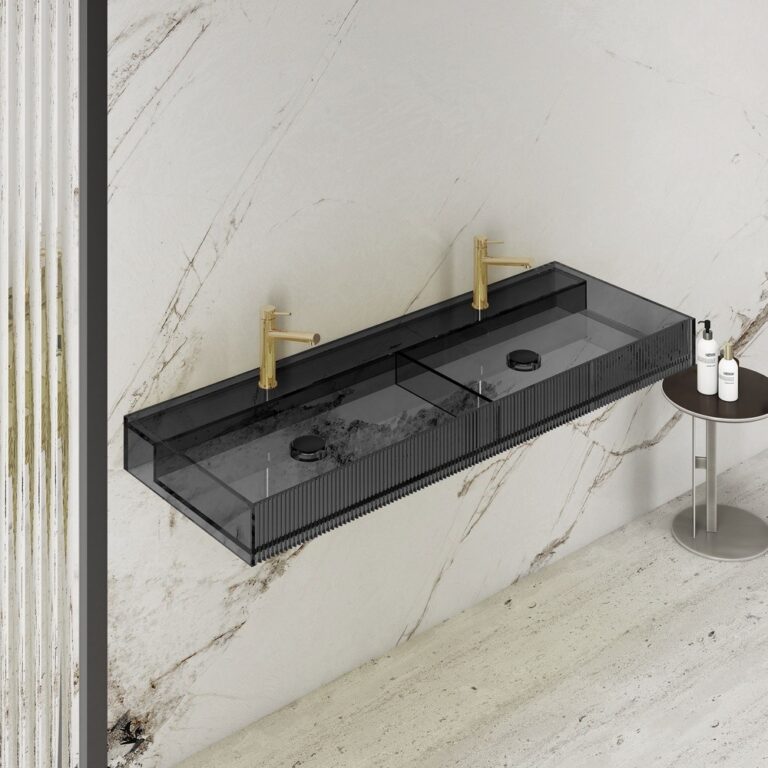 Aura_120_cm_Cift_Bolmeli_Seffaf_Siyah_Cam_Lavabo_1