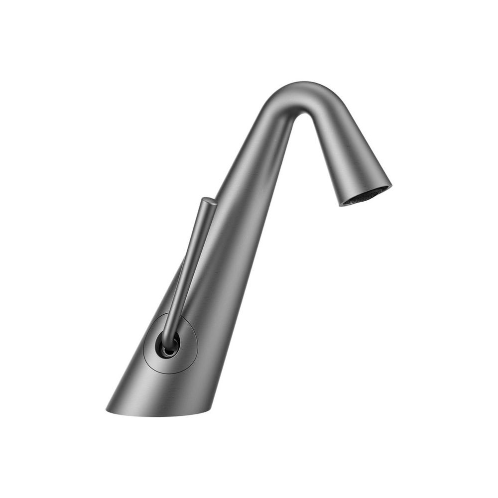 Crystal Metalik Siyah Lavabo Bataryası