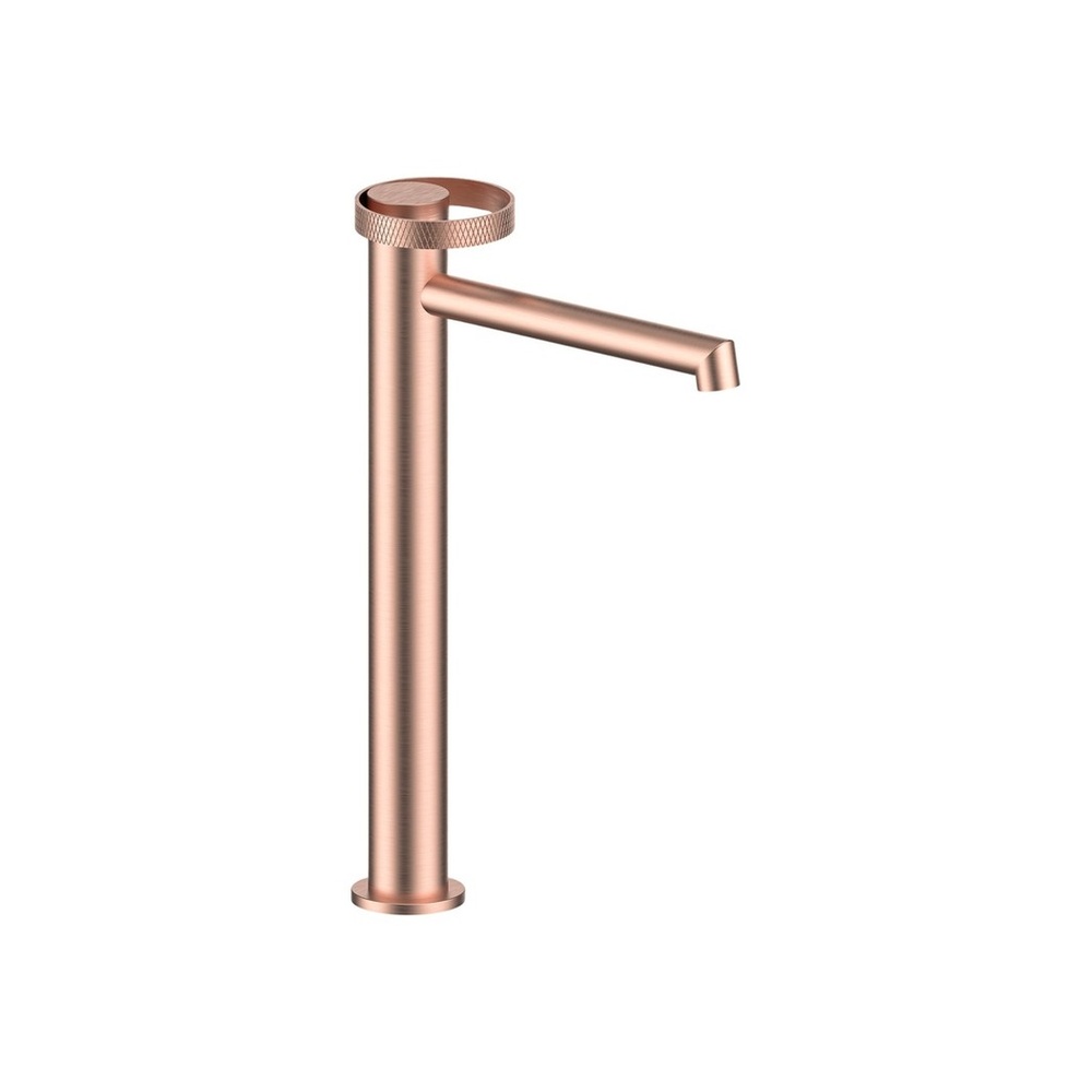 Noble Fırçalı Rose Gold Çanak Lavabo Bataryası