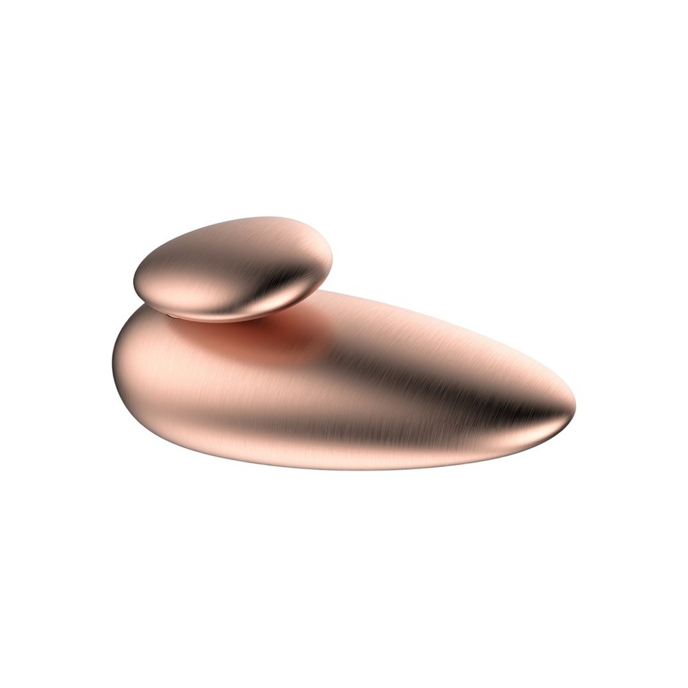 Pebble Fırçalı Rose Gold Lavabo Bataryası