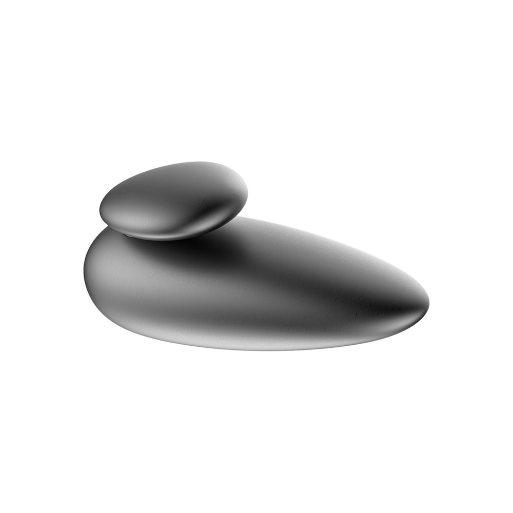 Pebble Metalik Siyah Lavabo Bataryası