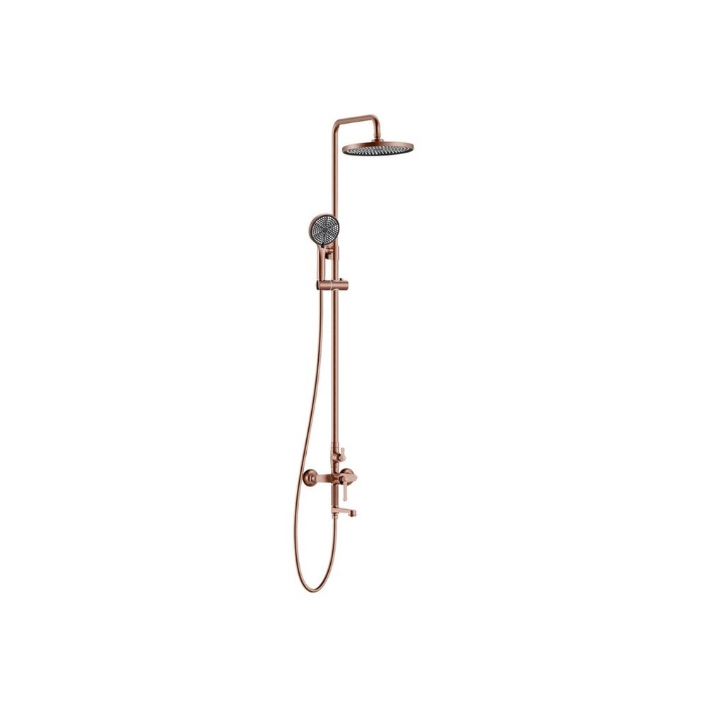 Prime Fırçalı Rose Gold Duş Seti