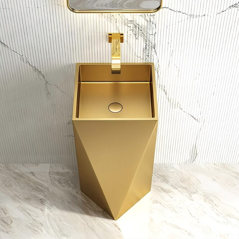 Prisma_Altin_Paslanmaz_Celik_Monoblok_Lavabo_1