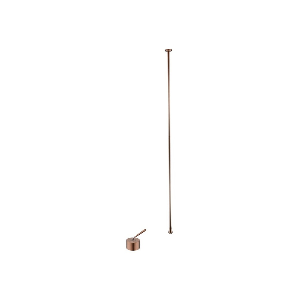 Zenflow Fırçalı Rose Gold Tavandan Lavabo Bataryası